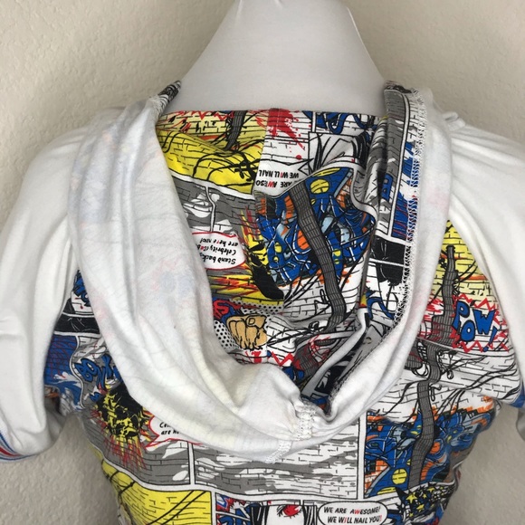 Comic Book Hoodie Top - Picture 15 of 16